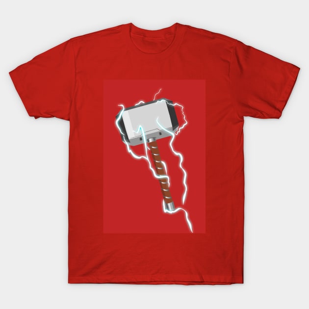 Mjolnir T-Shirt by Rohit929